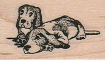 Two Beagle Dogs (Small) 1 x 1 1/2