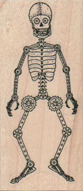 Steampunk Skeleton 1 1/4 x 2 1/2