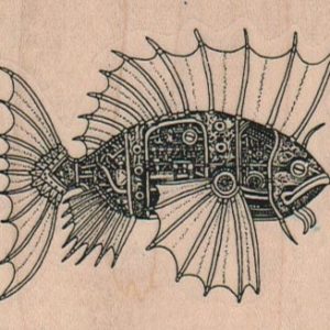Steampunk Fish 2 3/4 x 2 1/4-0