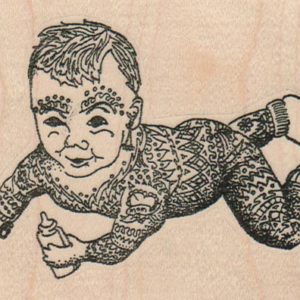 Tattoo Baby (Large) 3 3/4 x 2 3/4-0