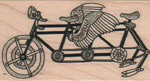Steampunk Bicycle 1 1/4 x 2 1/4-0