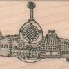 Steampunk Submarine 1 3/4 x 2-0