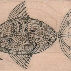 Steampunk Fish 2 1/4 x 3-0