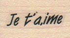 Je T’aime 3/4 x 1