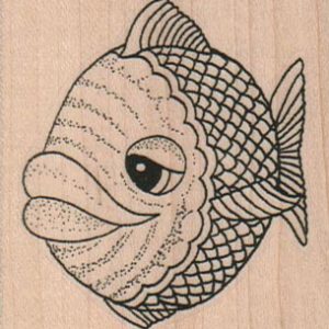 Big Lipped Fish (Large) 2 1/4 x 2 1/4-0