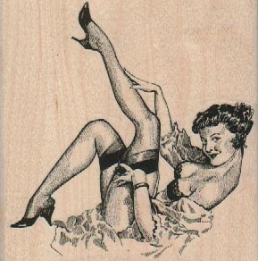 PinUp In Stockings 3 x 3