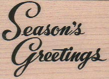 Seasons Greetings 1 3/4 x 2 1/4