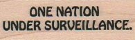 One Nation Under Surveillance 3/4 x 2