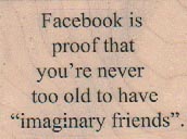 Facebook Is Proof 1 1/2 x 1 3/4