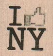 I Like New York 1 1/4 x 1 1/4