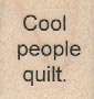 Cool People Quilt 1 x 1