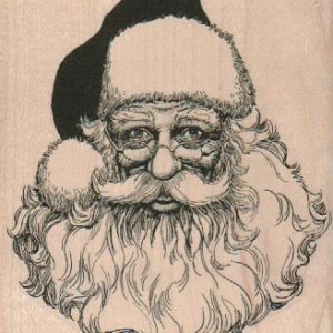 Santa's Face 3 1/2 x 4-0