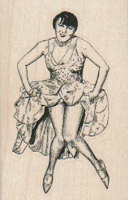 Lady Raising Skirt 2 x 3