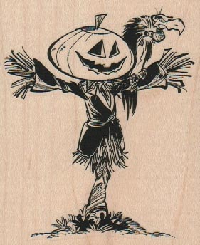 Scarecrow Jack O’Lantern 3 x 3 1/2
