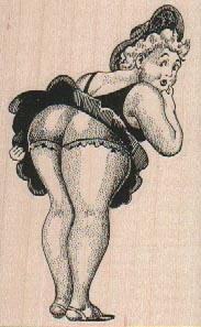 Lady Showing Panties 2 x 3