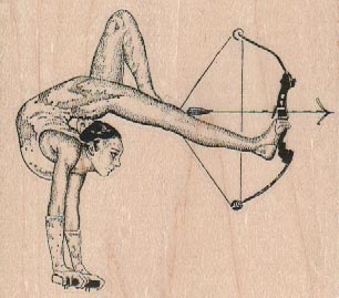 Contortionist Archer 3 1/4 x 2 3/4