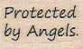 Protected By Angels 3/4 x 1