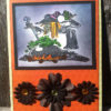 Witch Stirring Cauldron With Bone 3 1/2 x 2 1/2-37174