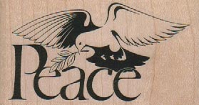 Peace Dove 3 x 1 1/2