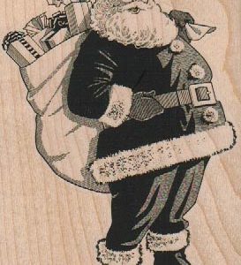 Santa With Sack 3 x 4 1/4-0