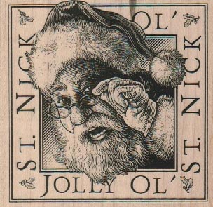 Jolly Ol’ St. Nick 3 1/4 x 3