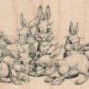 Group Of Rabbits 4 x 2 1/2-0