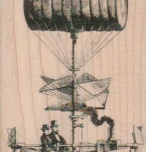 Steampunk Flying Machine 3 x 4 1/4-0