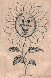 Happy Sunflower 2 x 2 3/4