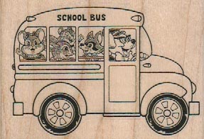 Bunny School Bus 3 x 2