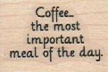 Coffee… The Most Important 1 x 1 1/4