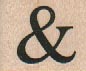 Ampersand Small 1 x 3/4