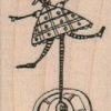 Unicycle Lady 1 1/2 x 2 1/4-0