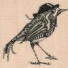 Bird In Hat 3 x 2 3/4-0