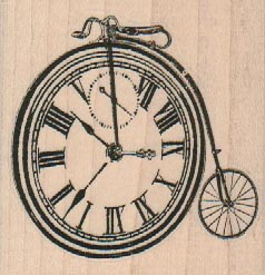 Clock Face Bicycle 2 1/2 x 2 1/2