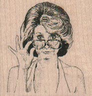 Lady With Glasses 2 x 2