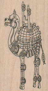 Steampunk Camel  1 3/4 x 3