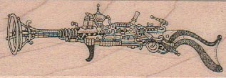 Steampunk Gun 1 1/4 x 3 1/4