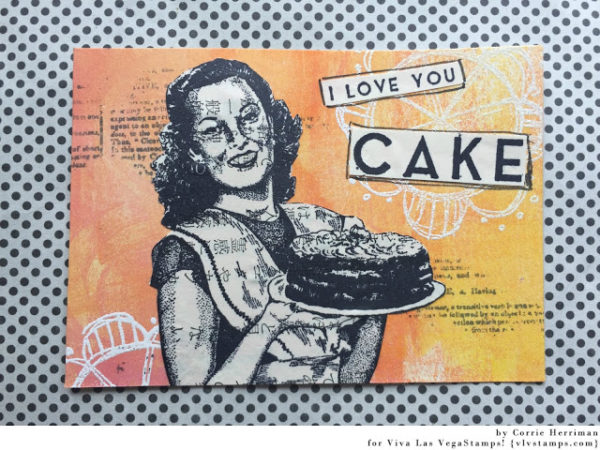 Large Cake Lady 2 1/2 x 3 1/4-59435