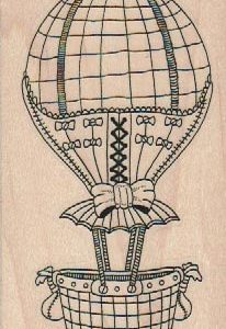 Steampunk Balloon 2 1/4 x 3 3/4-0