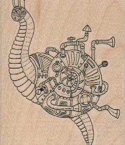 Steampunk Snail 2 3/4 x 3 1/2-0