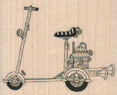 Steampunk Scooter 2 1/2 x 2