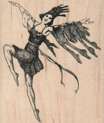 Lady Leaping 3 1/2 x 4