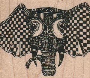 Whimsy Elephant 4 1/4 x 2 3/4-0