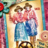 Two Cowgirls 2 1/4 x 3 1/2-37220