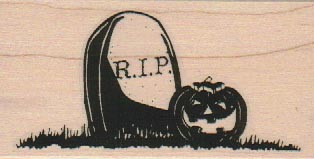 R.I.P And Jack o’ Lantern 1 3/4 x 3 1/4