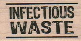 Infectious Waste 1 x 1 3/4