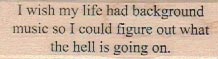 I Wish My Life 3/4 x 2 1/4