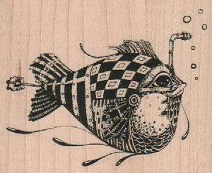 Steampunk Fish 3 1/4 x 2 1/2-0