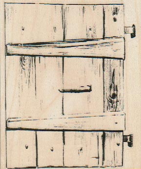 Wooden Door 3 x 3 1/2