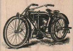 Vintage Motorcycle 2 1/2 x 1 3/4